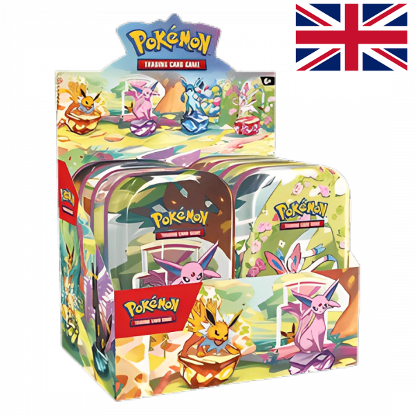 Pokémon Prismatic Evolutions Mini-Tin Display (ENG)