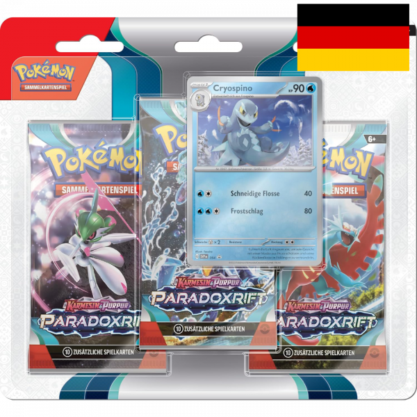 Pokémon Paradoxrift 3-Pack Blister (DE) Cryospino