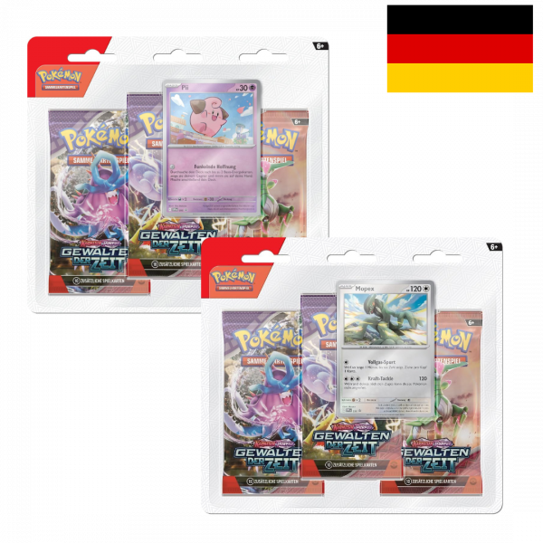Pokémon Gewalten der Zeit 3-Pack Blister (DE)