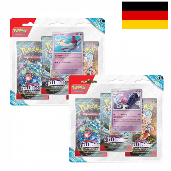 Pokémon Stellarkrone 3-Pack Blister (DE)