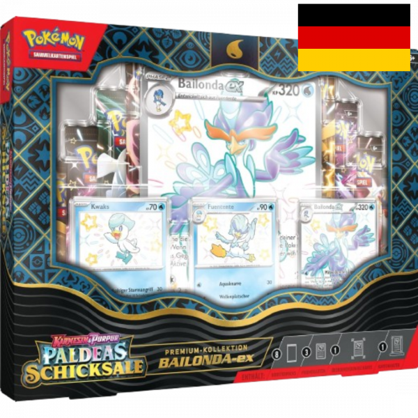 Pokémon Paldeas Schicksale Premium-Kollektion (DE) Bailonda EX