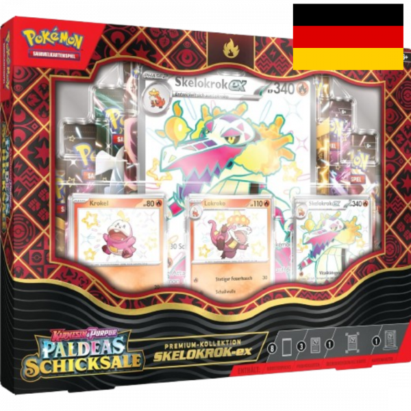 Pokémon Paldeas Schicksale Premium-Kollektion (DE) Skelokrok EX