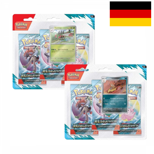 Pokémon Reisegefährten 3-Pack Blister (DE)