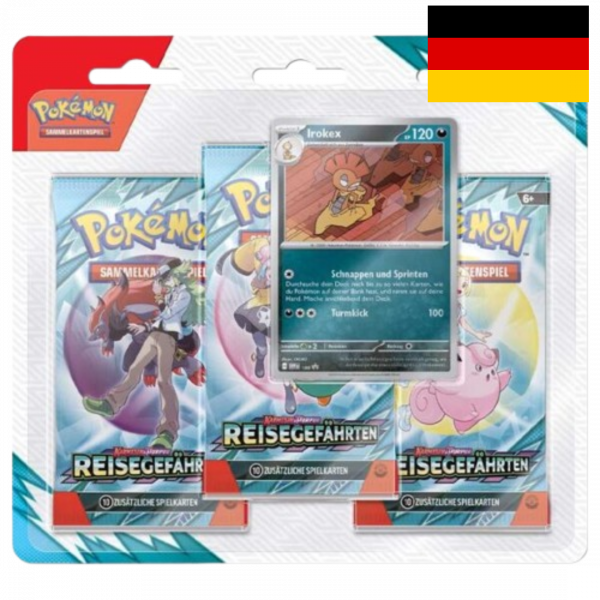 Pokémon Reisegefährten 3-Pack Blister (DE) Irokex