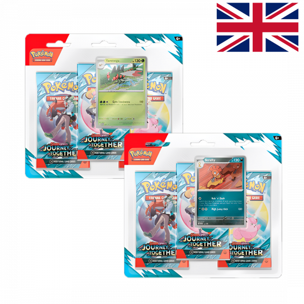 Pokémon Journey Together 3-Pack Blister (ENG)