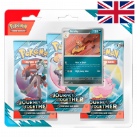 Pokémon Journey Together 3-Pack Blister (ENG) Scrafty