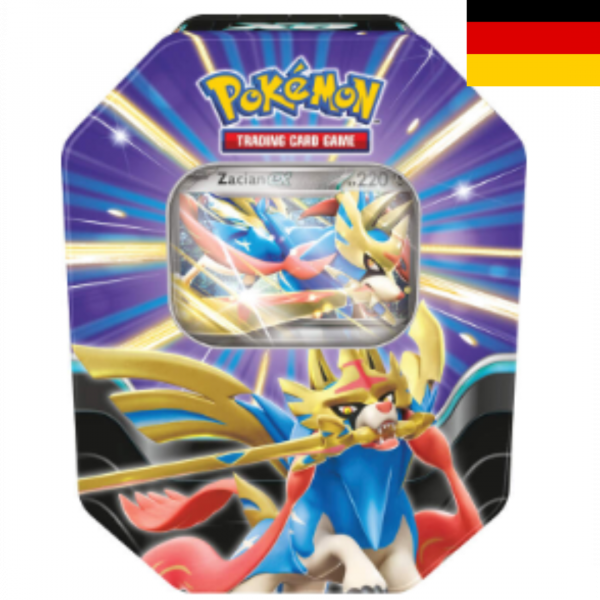 Pokémon Zacian EX Tin-Box (DE)