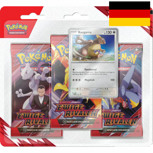 Pokémon Ewige Rivalen 3-Pack Blister (DE) Kangama