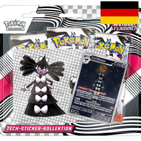 Pokémon Weisse Flammen Tech-Sticker Kollektion (DE) Morbitesse
