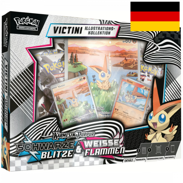 Pokémon Schwarze Blitze & Weisse Flammen Victini Kollektion (DE)