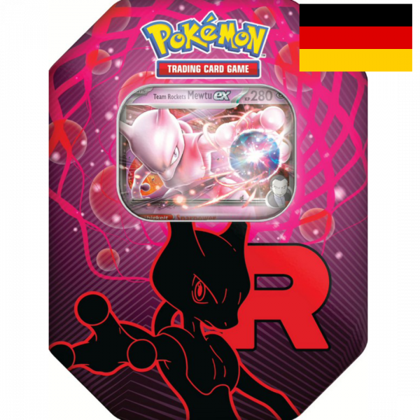 Pokémon Team Rockets Mewtu EX Tin-Box (DE)