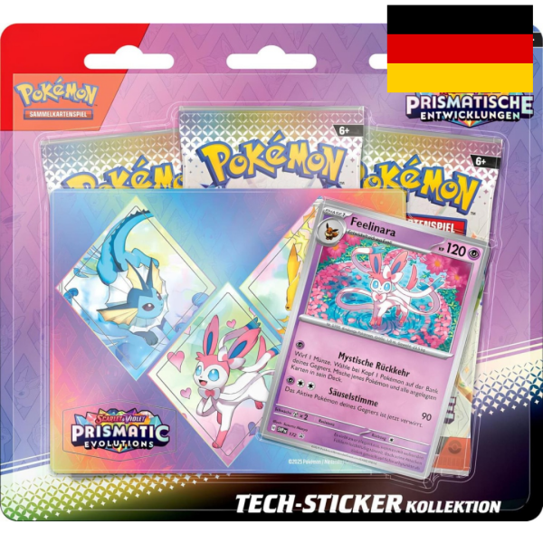 Pokémon Prismatische Entwicklungen Tech-Sticker Kollektion (DE) Feelinara