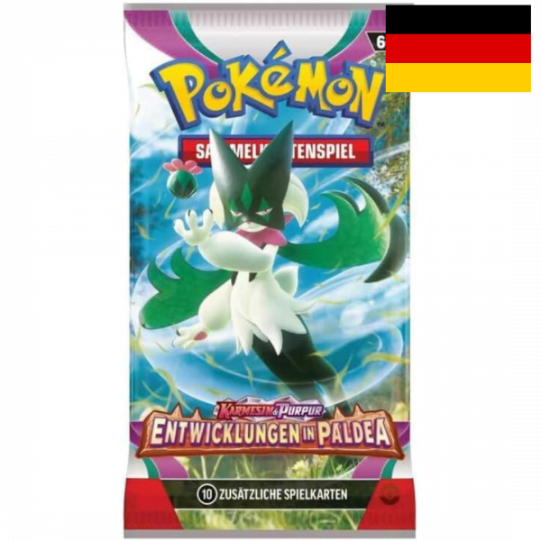 Pokémon Entwicklungen in Paldea Booster (DE)