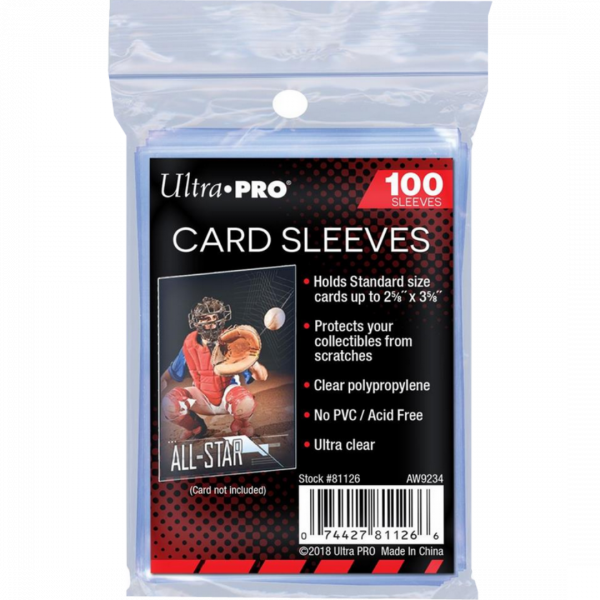 Ultra Pro 100 Standard Sleeves Kartenhüllen - Transparent